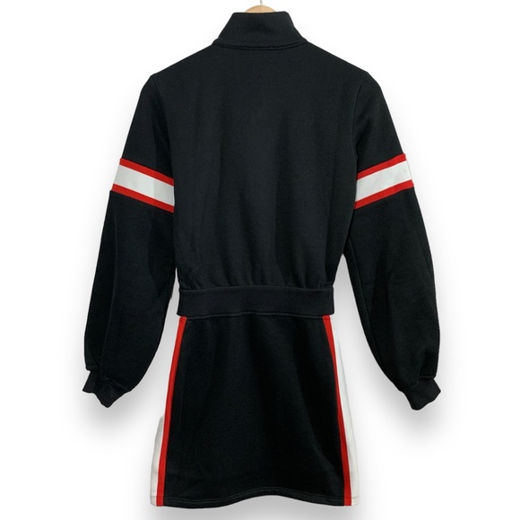 Lovers and Friends Becker Zip Up Mini Dress in Black - Picture 6 of 11